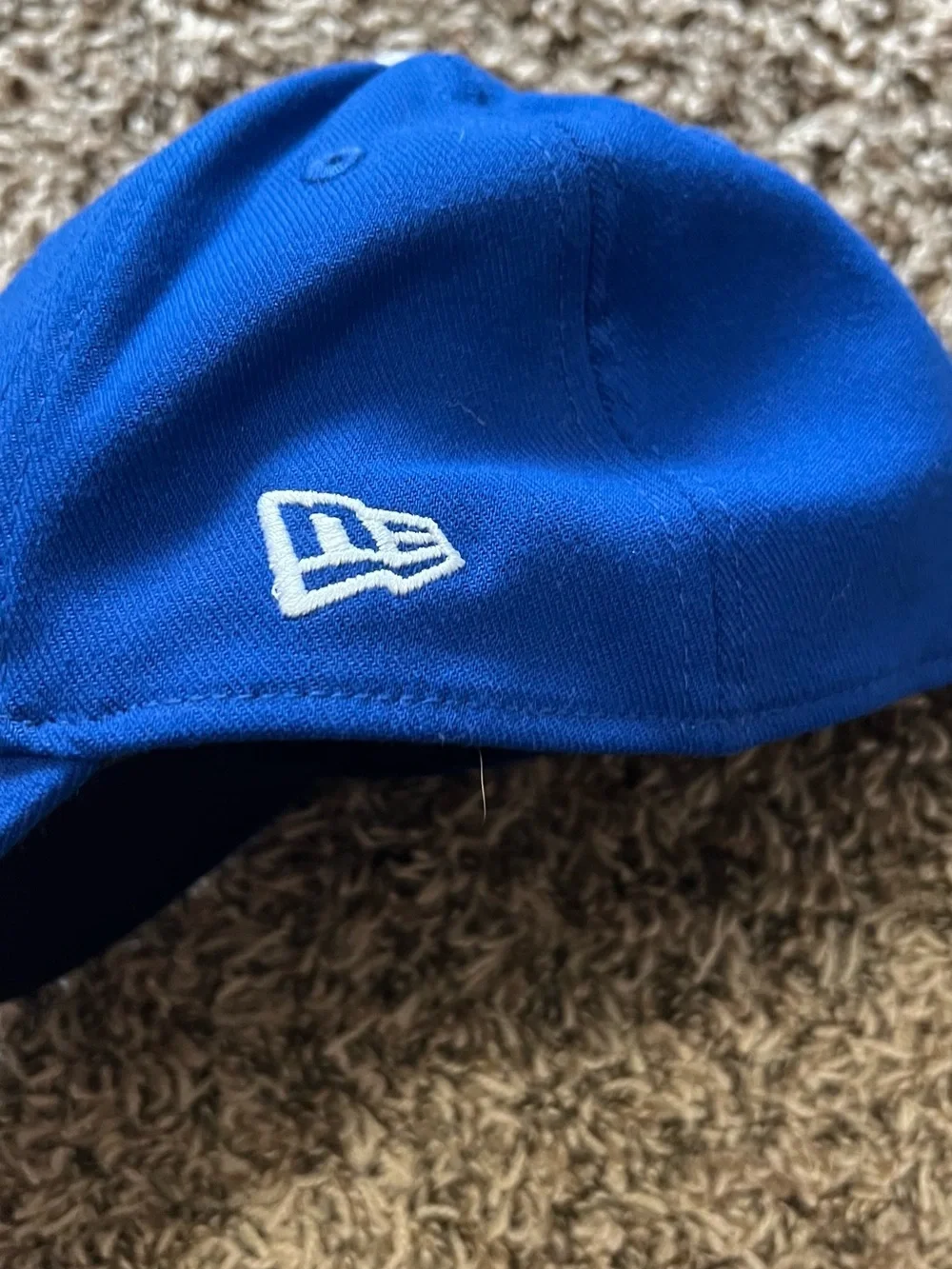 New Era KC Baseball Cap in Royal Blue and White